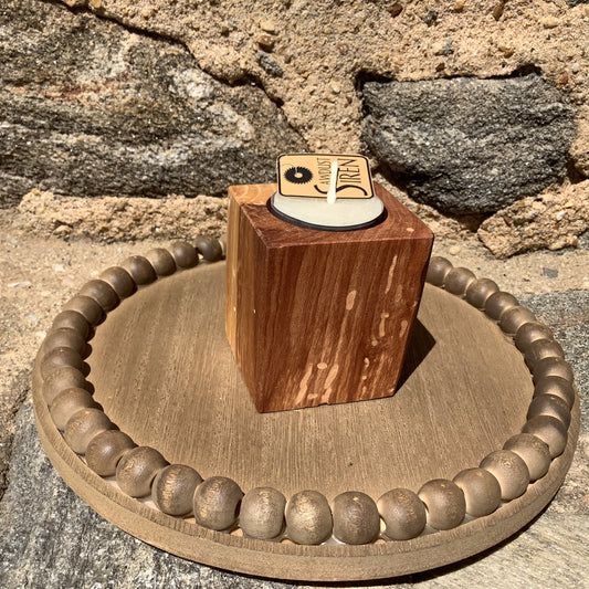 Candle Holder From Sawdust Siren