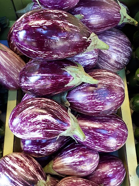 Solanum melongena, Listada de Gandia eggplant