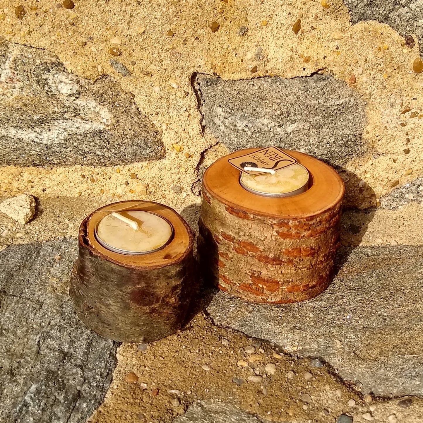 Wooden Candle Holder from Sawdust Siren