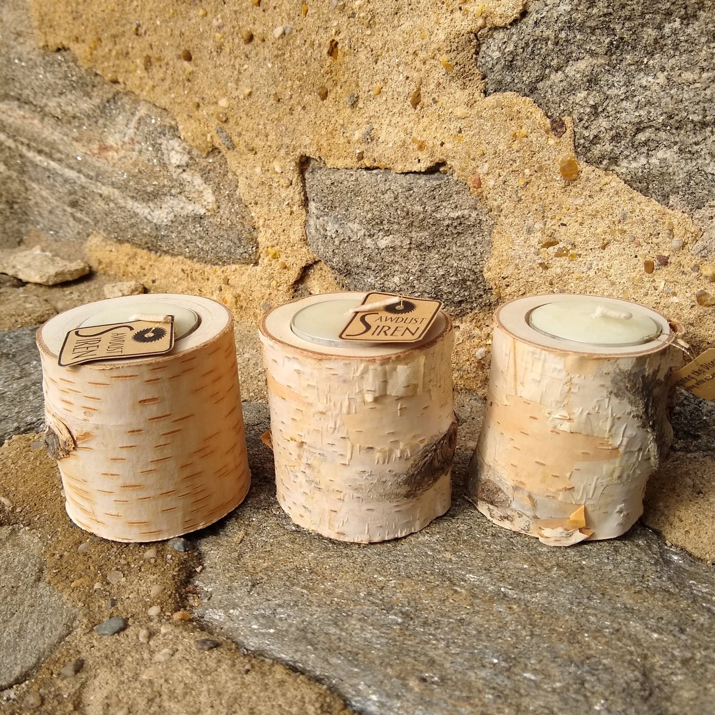 Wooden Candle Holder from Sawdust Siren