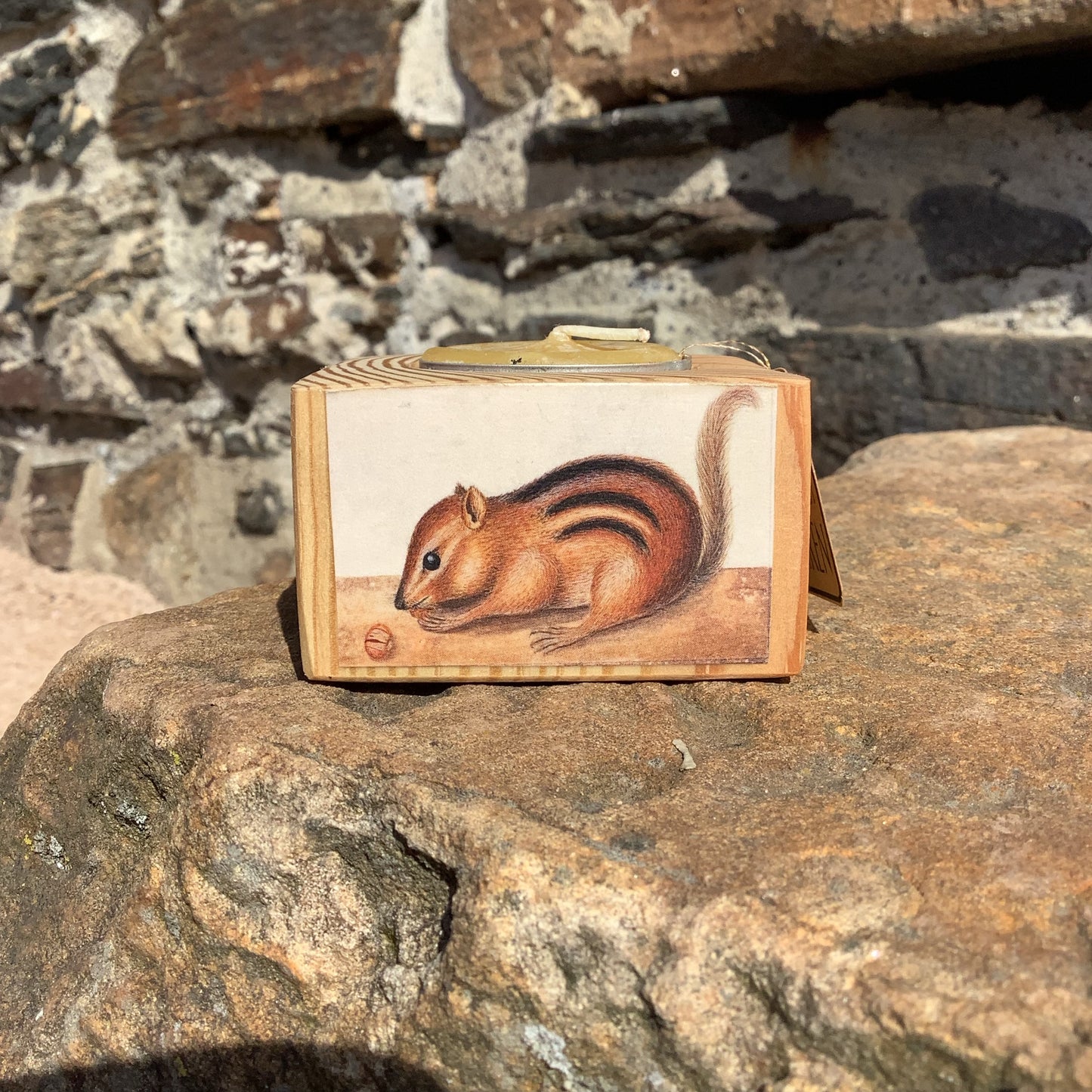 Decoupaged Candles from Sawdust Siren