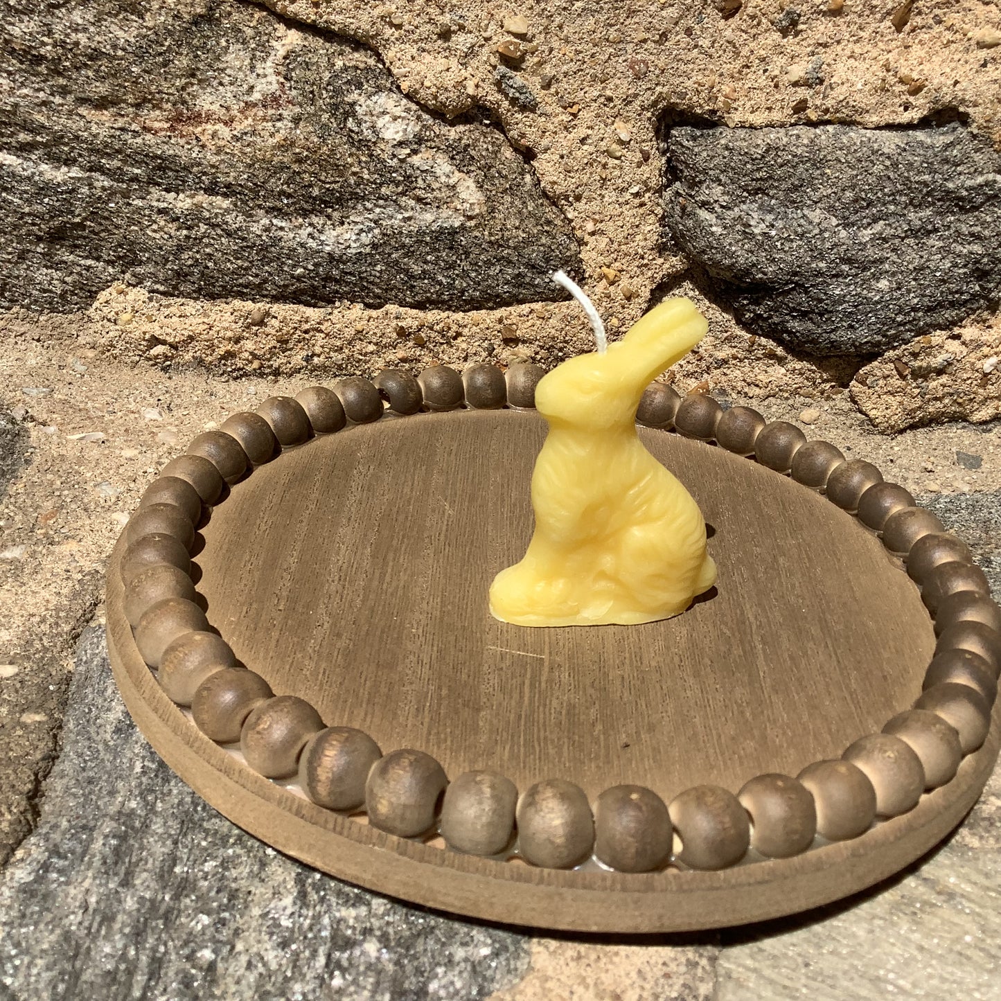 Beeswax Bunny Candle From Sawdust Siren