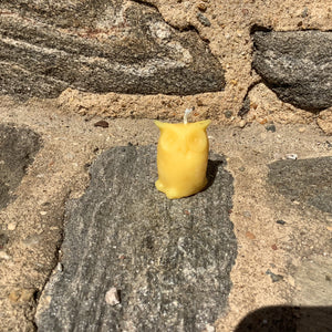 Beeswax Owl Candle By Sawdust Siren