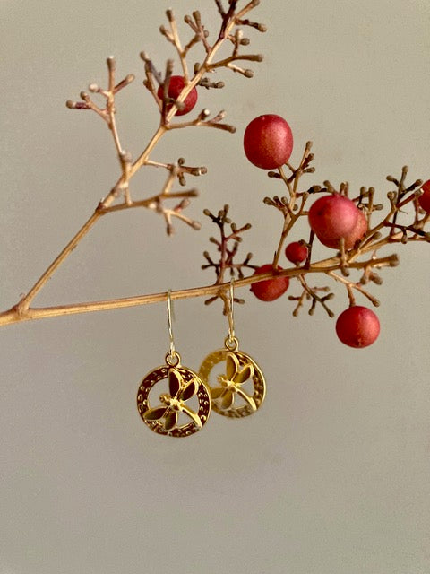 Nature Inspired Earrings (Metal) By Sawdust Siren