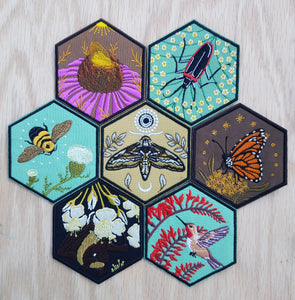 Endangered Pollinator Patches from Rachael Amber